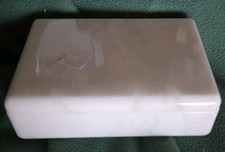 Authentic Vintage Mid-Century Italian Alabaster Swivel Top Trinket / Jewelry Box picture