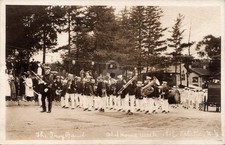 Troy NY Band Old Home Week Parade 1919 Valatie NY Columbia Co. RPPC COPY picture