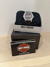 Harley-Davidson Timepieces by Bulova Wristwatch; New in Box, owner's guide picture