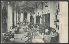 GB Scotland Haddington Saloon Hall Interior Bruce Station Vintage Postcard picture
