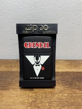 Vintage 1999 GRENDEL Zippo Lighter Dark Horse Matte Black Matt Wagner RARE picture