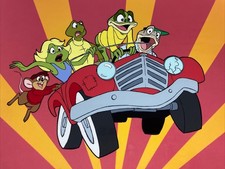 FROGGER animation Cel Vintage Cartoons Art Video Games Nintendo Atari 80’s I8 picture