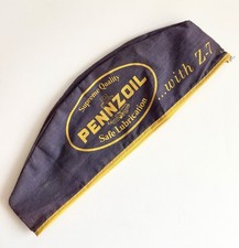 Vintage 1960s Pennzoil Z-7 Gas Station Attendant Hat Jockey Cap Gas & Oil Ad picture