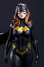Batgirl Fan Art  Resin Statue Pro Painted 1/6 Scale - Made To Order picture