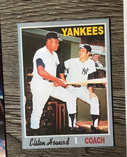BASEBALL: THURMAN MUNSON - ELSTON HOWARD = 1970 TOPPS STYLE CUSTOM MADE CARD picture