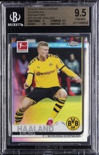 2019-20 TOPPS CHROME BUNDESLIGA REFRACTORS #72 ERLING HAALAND BGS 9.5 picture