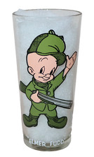 Elmer Fudd Pepsi Collector Series Brockway A6 Glass Warner Bros WL 16 Oz 1973 picture