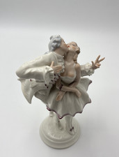 Hutschenreuther~ COUPLE GIVING A TENDER KISS- PORCELAIN FIGURINE-Germany picture
