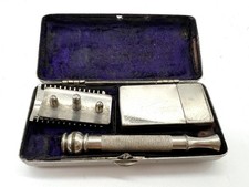 Vintage Gillette Canada Safety Razor Safety Razor Shaving Box Travel Shaving picture