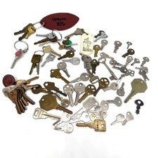 Vintage Antique Key Lot Skeleton Barrel House Keys Olentangy Inn NFL Fob Mixed picture