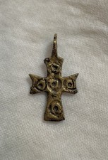 Ancient Bronze Crusader Cross picture