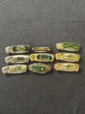 John Deere Collectable knives lot of 9 picture