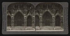 Photo:Amiens France Cathedral Portals c1928 Gothic Architecture picture