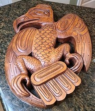 NORTHWEST COAST DESIGN Thunderbird EFFIGY PLAQUE Not Signed Gallery #SR588  picture