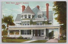 Vintage Mayor Daniel Sheehan's Residence Postcard 1910 New York picture