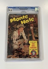 1951 Fawcett Publications *MONTE HALE WESTERN* #65 CGC 9.0 🔥Crowley Copy 🔥 picture