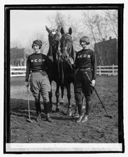 Vintage Black and White Photo Women and Horse 8x10 Old Photo Reprint A-3 picture