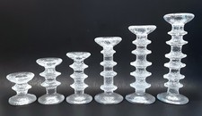 SET 6 IITTALA Crystal Art Glass 