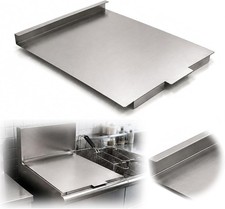 1Pcs Commercial Deep Fryer Cover 28.15x20.3in Stainless Steel Lid Commercial ... picture