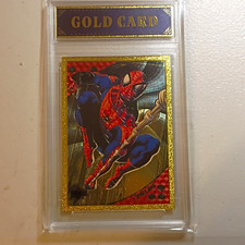Spider-Man Premium Collector's Edition 24K Gold Card picture