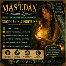 MAS'UDAN – Female Djinn of Fortune & Good Luck | Prosperity Spirit Companion picture