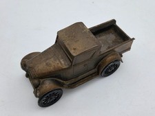 Vintage 1974 Banthrico 1928 Chevrolet Pickup Truck Metal Coin Bank Chicago USA picture