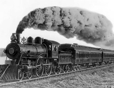Oldest steam locomotive, Photo 8.5x11 Paper Luster picture