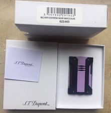 *SALE* S. T. DUPONT Defi Extreme Lighter, Black/Purple, Ref. 021465 picture