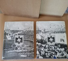 Olympia 1936 Berlin Olympics Books Vol. 1 + 2 with Orig. Dust Jackets & Slipcase picture