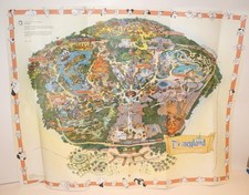 Vintage 1999 Disneyland Souvenir Color Map Disney 45 Years of Magic 26x34 picture