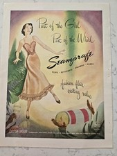 1962 Women's Seamprufe Calypso Colors Vintage Slip lingerie fashion ad  picture