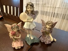 Vintage 1996 The Fairy Collection Dezine,   Fragrant And Garland Fairies, Bubble picture