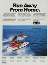 1989 Yamaha Vintage Wave Runner Vintage Wave Jammer Run Away Original Print Ad picture