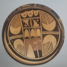 Large Hopi Pottery Bowl-12