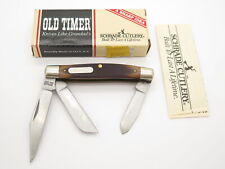 Vtg 1980s Schrade USA 34OT Old Timer Stockman Folding 3 Blade Pocket Knife picture