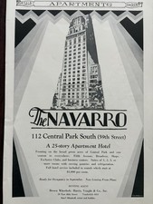 The Navarro New York 112 Central Park South 59th St Apartment Hotel Ritz-Carlton picture