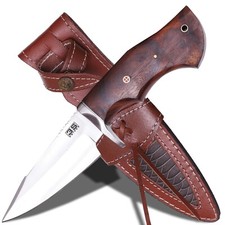 3S Ranger Stainless Steel Skinning Knife - Fixed Blade Hunting/Leather Sheath picture