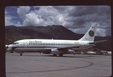 Orig 35mm airline slide Aero Santa 737-269 OB-1538 picture