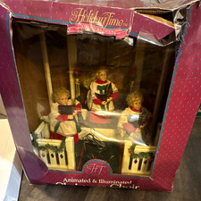 Holiday Time Animated Illuminated Musical Christmas Choir Figurine Boxed picture