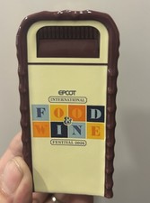 Disney Park 2026 Epcot International Food & Wine Festival Logo Trash Can Shaker picture