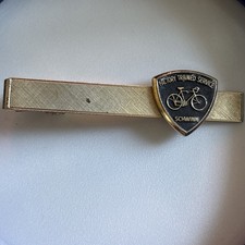vintage Schwinn Bicycles Factory Trained Service Tie Clip picture