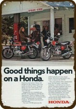 1974 HONDA CB-550 & CB-750 K4 MOTORCYCLE Vntg-Look DECORATIVE REPLICA METAL SIGN picture