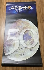 APOLLO Retro M Foreman K Cockrell Jerry L Ross Bill McArthur Signed NASA Banner picture