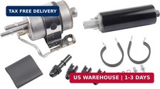 Dasbecan GSL392 255LPH Inline Fuel Pump & 58PSI Fuel Filter Regulator Kit | for picture