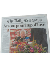 The Daily Telegraph Newspaper Uk 20th September 2022 Queen Elizabeth II Funeral picture