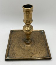 Gorgeous Late 17th Century Spanish Candlestick with Old Patina, Ca. 1690-1710 picture