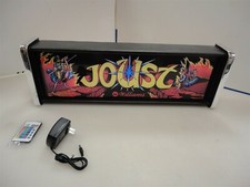 Williams Joust Marquee Game/Rec Room LED Display light box picture