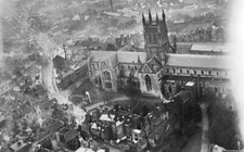 Worcester Cathedral, Worcester, 1920 England OLD PHOTO picture