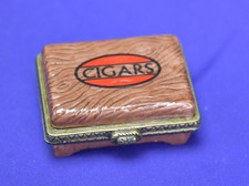 Midwest of Cannon Falls Cigars Hinged Trinket Box w/ 4 Cigars picture