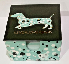 Lady Jayne~DACHSHUND🧚 MEMO Box NOTE Pad + PEN Set WIENER DOG Christmas Gift NEW picture